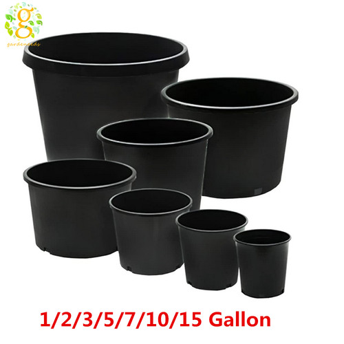 Premium black plastic nursery - black,
